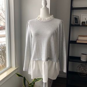 Sweater With Ruffle Detail